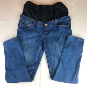 Zara premium skinny Mommy Fit maternity jean L
